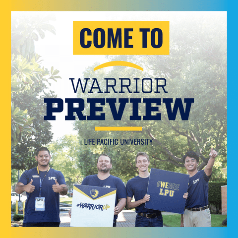 a group of people welcoming others to warrior preview