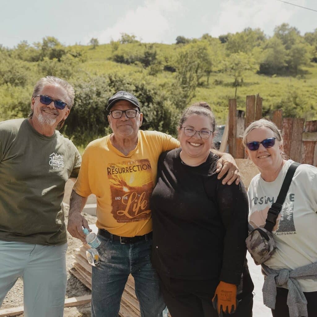 a group photo with the wimberlys