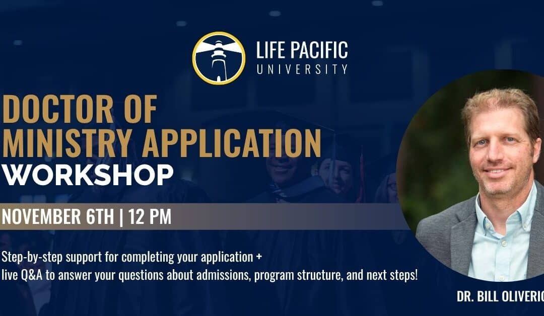Doctor of Ministry Application Workshop