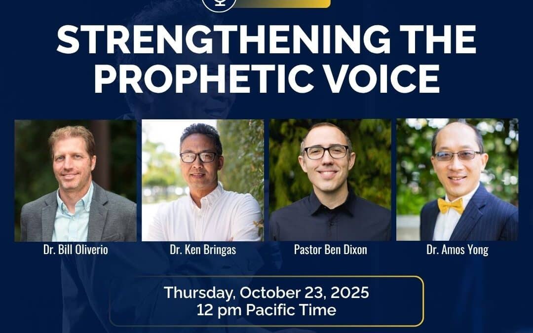 Strengthening the Prophetic Voice Webinar