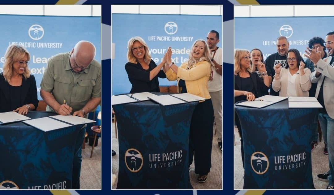 Life Pacific University Signs Three New Church Partnership Agreements at Foursquare Connection