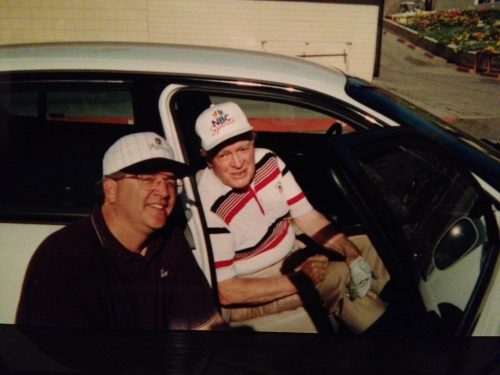 Dr. Glenn Burris after playing golf with Bob Hope