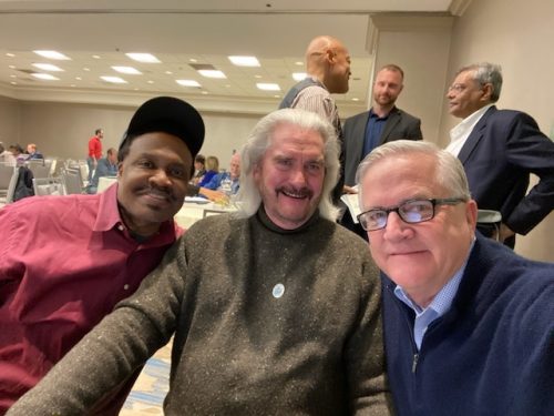 Dr. Glenn Burris with Bishop Kenneth Ulmer  Dr. Leonard Sweet
