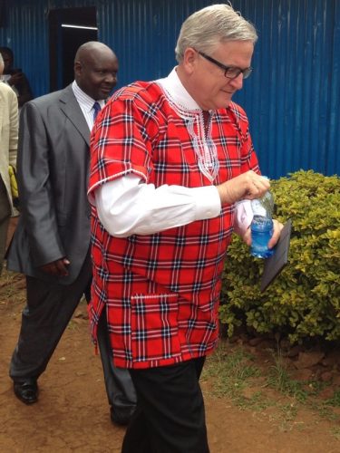Dr. Glenn Burris with Kenyan National Leader Joseph